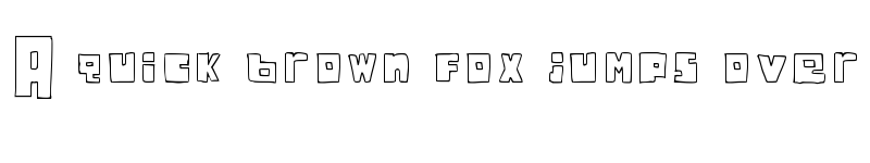 Preview of Bloxxer Binnus Regular font