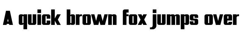 Preview of Blue Block Regular font