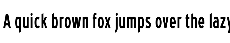 Preview of Blue Highway Condensed font