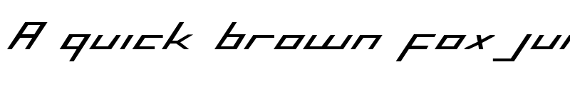 Preview of Blue July Bold Expanded Bold Expanded font