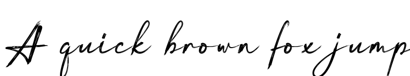 Preview of Blue River Regular font