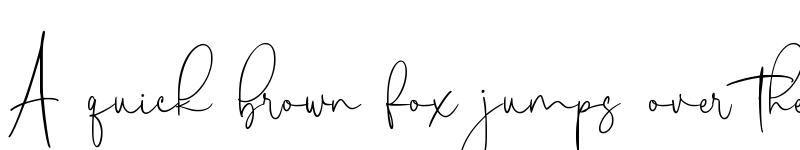 Preview of Blue Signature PERSONAL USE Regular font