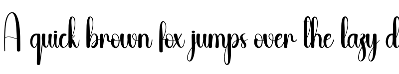 Preview of Bluebird Regular font