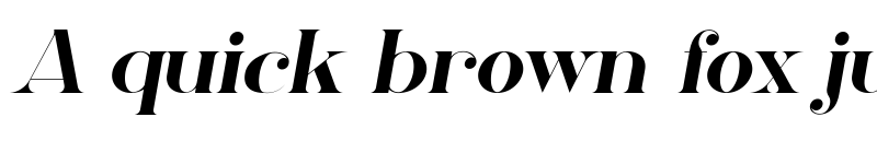 Preview of Bluefine Demo Italic font