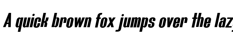 Preview of Bluefish Demo Bold Italic font