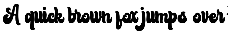 Preview of Bluend Regular font