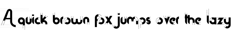 Preview of Blueprint Regular font