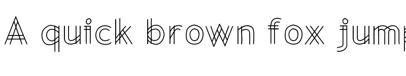 Preview of BluePrinted Medium font