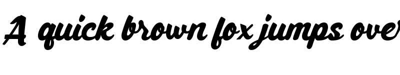 Preview of Bluntype Regular font