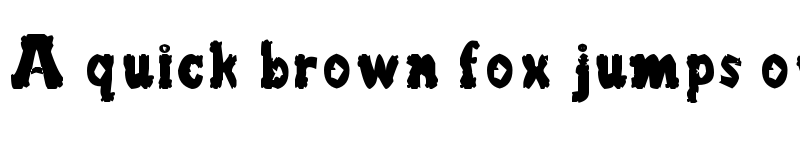 Preview of blurrr letters Regular font