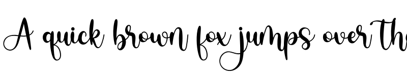 Preview of Blush Night Regular font