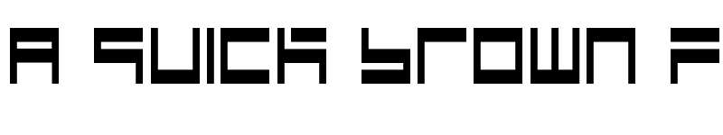 Preview of BM maze A9 font