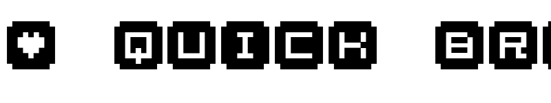 Preview of BM stamp A9 font