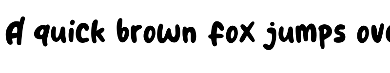 Preview of Bobaland Regular font