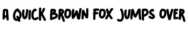 Preview of Bobba Tea Regular font