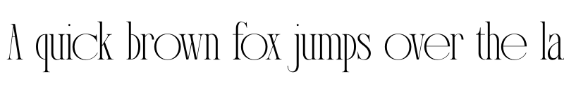 Preview of Bodera Regular font