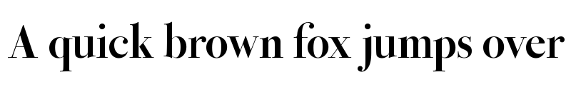 Preview of Bodoni Ferrara Display Bold font