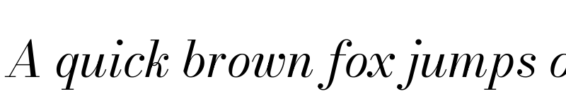 Preview of Bodoni Moda Italic font