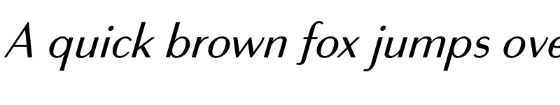 Preview of Bodoni Sans Text Italic font