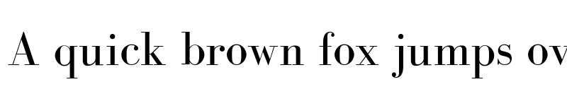 Preview of BodoniFLF Regular font