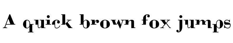 Preview of BodoniMutant Regular font