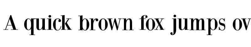 Preview of BodoniXT Regular font