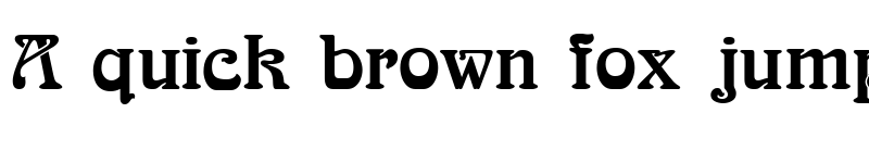 Preview of Boecklins Universe Regular font