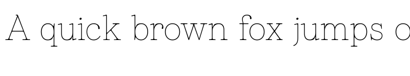 Preview of Bogart Alt Thin font