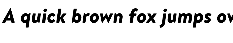 Preview of Bogle Black Italic font