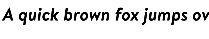 Preview of Bogle Bold Italic font