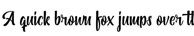 Preview of Bohemian Melody Regular font