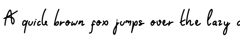 Preview of Bokahume Regular font