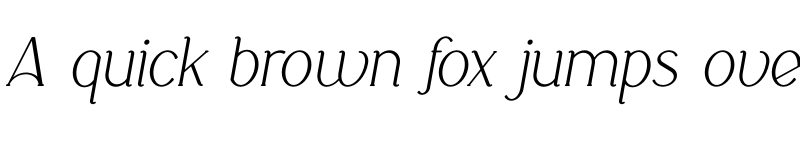 Preview of Boketto Italic Extra Bold font