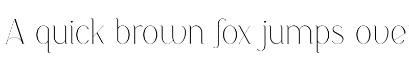 Preview of Boketto Styled ExtraLight font