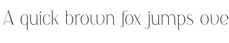 Preview of Boketto Styled Light font