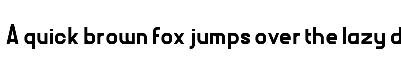 Preview of BOL?D Regular font