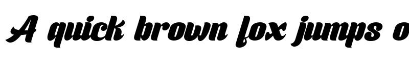 Preview of Boldblaster Italic font