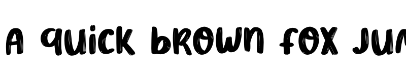 Preview of Boldy Boho Regular font