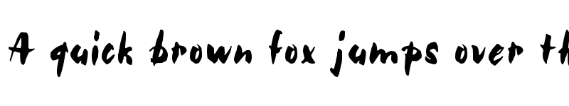 Preview of Bolide Regular font