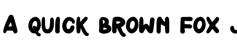 Preview of Bolobolo Regular font