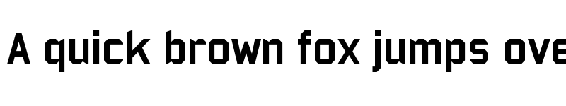 Preview of Bombardier Regular font