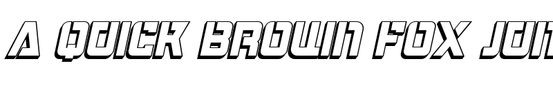 Preview of Bombardment 3D Italic font