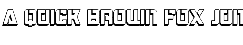 Preview of Bombardment 3D Regular font