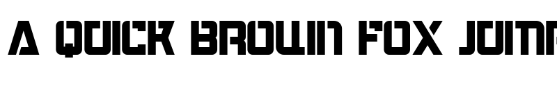 Preview of Bombardment Regular font