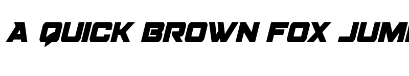 Preview of Bomber Escort Condensed Italic Regular font