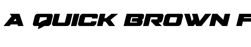 Preview of Bomber Escort Expanded Italic Regular font