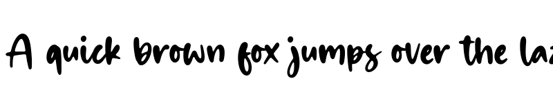 Preview of Bombslide Regular font