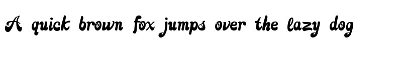 Preview of Bombulate Regular font