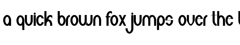 Preview of bonamcy Regular font