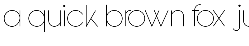Preview of Bondoluo Peek Thin font